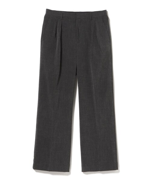 BEAMS HEART(ビームスハート)の「メランジ 2タック ワイドスラックス(スラックス・メンズ・チャコールグレー/ブラウン・MEDIUM/LARGE/SMALL)」の8枚目の写真
