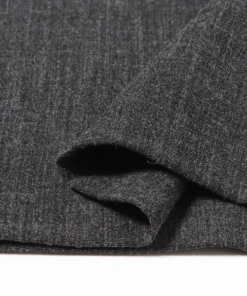 BEAMS HEART(ビームスハート)の「メランジ 2タック ワイドスラックス(スラックス・メンズ・チャコールグレー/ブラウン・MEDIUM/LARGE/SMALL)」の13枚目の写真
