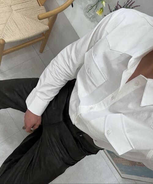DECOROSO（デコローゾ）の「ウェスタンツーポケットシャツ[ホワイト]（シャツ/ブラウス・メンズ・その他・LARGE/X-LARGE）」の8枚目の写真