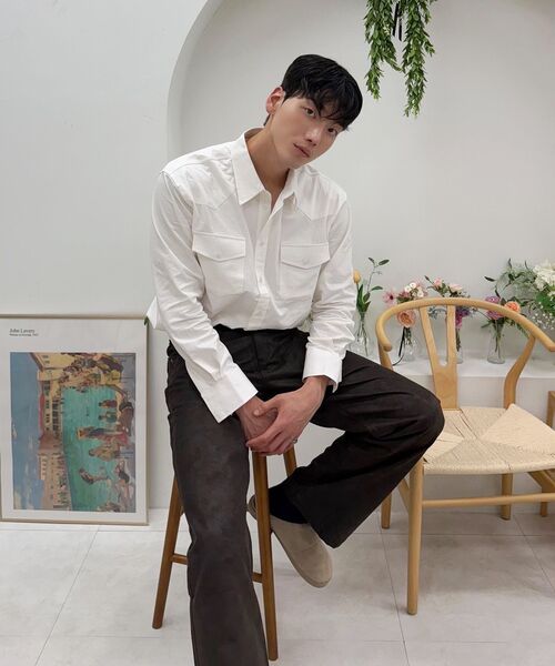 DECOROSO（デコローゾ）の「ウェスタンツーポケットシャツ[ホワイト]（シャツ/ブラウス・メンズ・その他・LARGE/X-LARGE）」の10枚目の写真