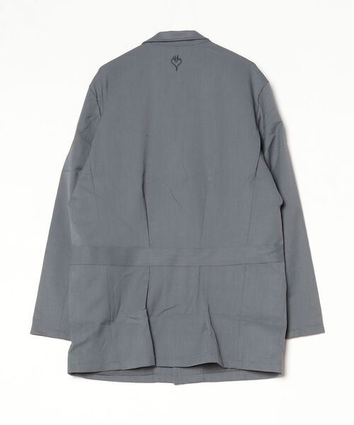 Y-3(ワイスリー)の「Y-3 CHITO CITY GRAPHIC WOOL BLAZER(テーラードジャケット・メンズ・グレー・X-SMALL/SMALL/MEDIUM/LARGE)」の4枚目の写真