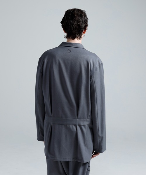 Y-3(ワイスリー)の「Y-3 CHITO CITY GRAPHIC WOOL BLAZER(テーラードジャケット・メンズ・グレー・X-SMALL/SMALL/MEDIUM/LARGE)」の6枚目の写真