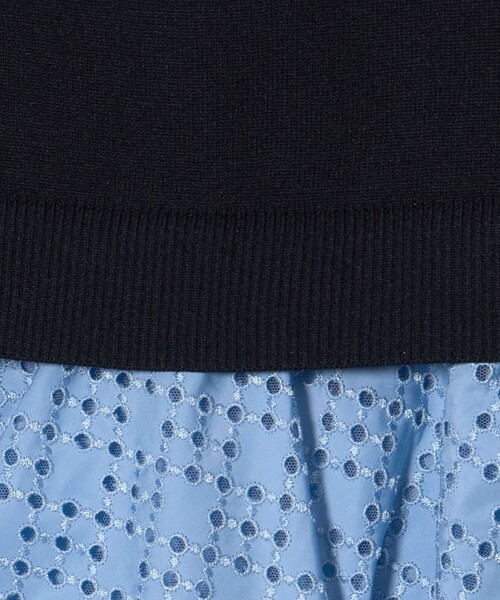 UNITED ARROWS(ユナイテッドアローズ)の「カットワーク バルーン シルエット ベスト ‐ウォッシャブル‐(ベスト・レディース・ネイビー/ブラック・FREE)」の8枚目の写真