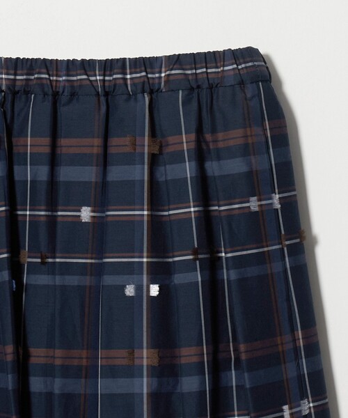 UNITED ARROWS(ユナイテッドアローズ)の「チェック リボン カットジャガード スカート(スカート・レディース・ネイビー/ダークグレー・36/38)」の13枚目の写真
