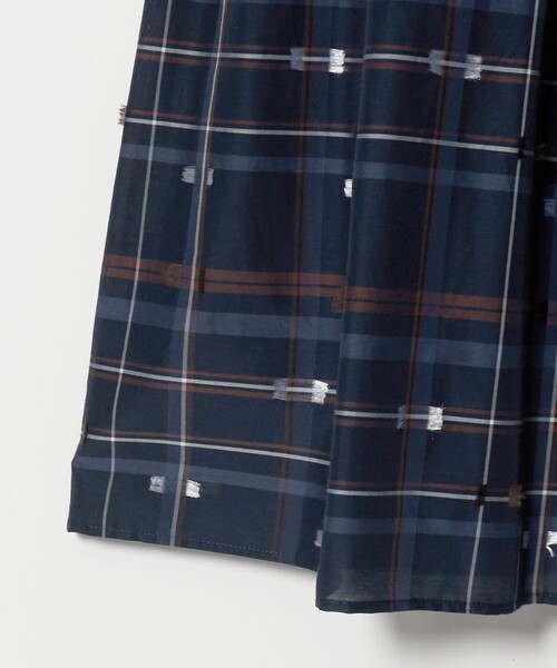 UNITED ARROWS(ユナイテッドアローズ)の「チェック リボン カットジャガード スカート(スカート・レディース・ネイビー/ダークグレー・36/38)」の16枚目の写真