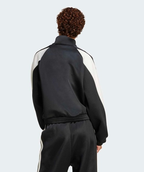 adidas（アディダス）の「スタジアム トラックトップ / ジャージ / アディダス adidas（ジャージ・レディース・ブラック・XX-LARGE/X-LARGE/SMALL/MEDIUM/LARGE/X-SMALL）」の2枚目の写真