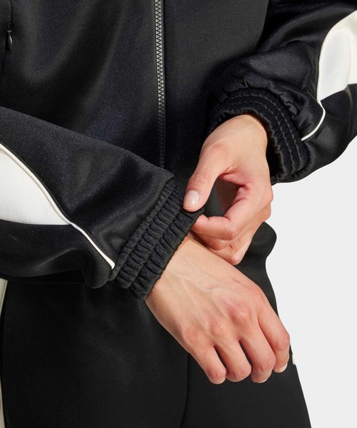 adidas（アディダス）の「スタジアム トラックトップ / ジャージ / アディダス adidas（ジャージ・レディース・ブラック・XX-LARGE/X-LARGE/SMALL/MEDIUM/LARGE/X-SMALL）」の4枚目の写真