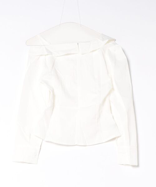 almo(アルモ)の「【LAMPOON】ワンショルダーブラウス(シャツ/ブラウス・レディース・ホワイト・SMALL/LARGE/MEDIUM)」の12枚目の写真