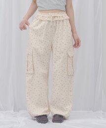 【umm./WEB限定】花柄カーゴパンツ