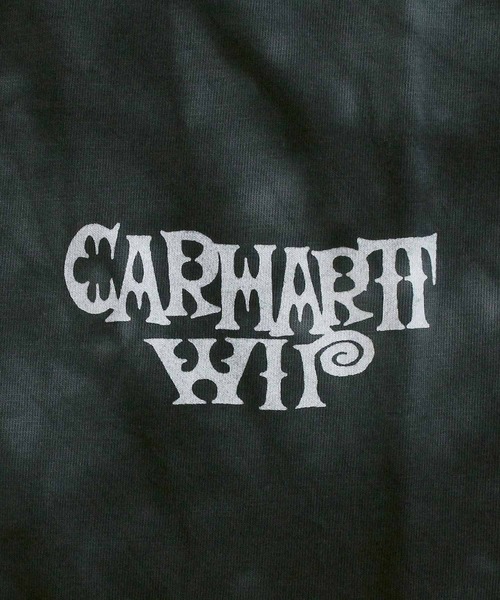 Carhartt WIP(カーハートダブリューアイピー)の「WIP レイディエート ムラ染めタイダイ 半袖Tシャツ S/S Radiate T-Shirt(Tシャツ/カットソー・メンズ・ブラック/パープル・M/XL/L)」の11枚目の写真