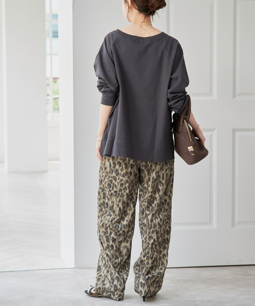 Spick & Span(スピックアンドスパン)の「《WEB限定 / 追加》レオパードプリントイージーパンツ(その他パンツ・レディース・その他4・36/38)」の6枚目の写真
