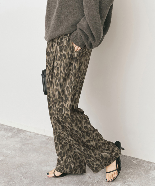 Spick & Span(スピックアンドスパン)の「《WEB限定 / 追加》レオパードプリントイージーパンツ(その他パンツ・レディース・その他4・36/38)」の8枚目の写真