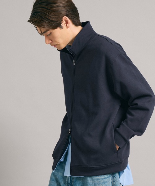 coca(coca)(コカ)の「メンズソフトスウェットジップアップブルゾン(ブルゾン・メンズ・ブラック/ネイビー・XL/M/L)」の4枚目の写真