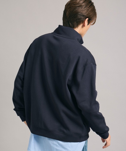 coca(coca)(コカ)の「メンズソフトスウェットジップアップブルゾン(ブルゾン・メンズ・ブラック/ネイビー・XL/M/L)」の6枚目の写真