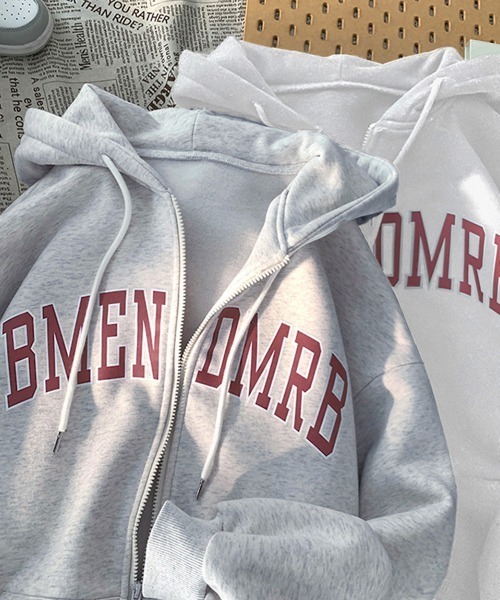 NEW GENTLEMAN（ニュージェントルマン）の「BMENDMRB  ジップアップパーカー（パーカー・メンズ・グレー/ホワイト/ブラック/ネイビー・L/M）」の10枚目の写真