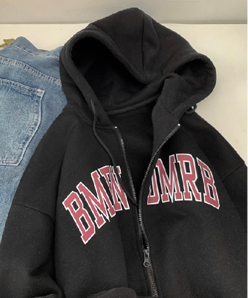 NEW GENTLEMAN（ニュージェントルマン）の「BMENDMRB  ジップアップパーカー（パーカー・メンズ・グレー/ホワイト/ブラック/ネイビー・L/M）」の19枚目の写真