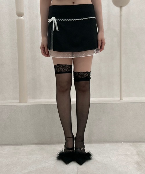 REINE NOIRE(レーヌノワール)の「dolly lace skirt. / ドーリー レース スカート(スカート・レディース・ブラック・M/S)」の20枚目の写真