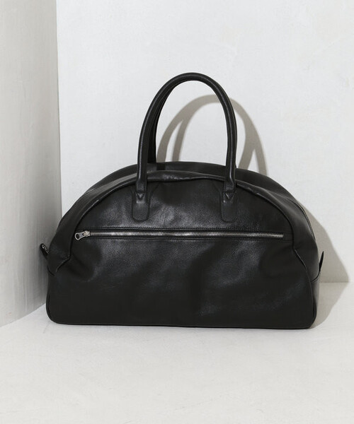 Firsthand(ファーストハンド)の「Firsthand/ファーストハンド Big Leather Boston bag【限定展開】 / レザーボストンバッグ / 牛革 / 撥水レザー / A4収納可能(ボストンバッグ・メンズ・ブラック・ONE SIZE)」の17枚目の写真