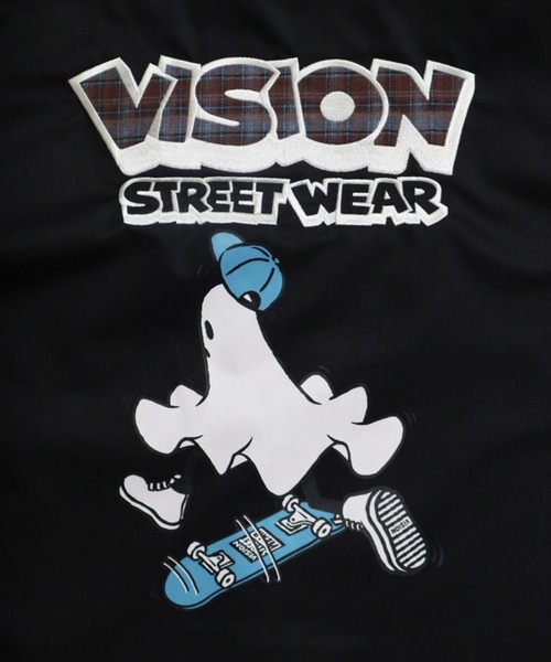 VISION STREET WEAR(ヴィジョンストリートウェア)の「Ghost shirt / 異素材ロゴゴーストシャツ(シャツ/ブラウス・メンズ・ブラック/オフホワイト/ブラウン・MEDIUM/LARGE/X-LARGE)」の15枚目の写真