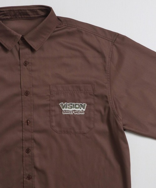 VISION STREET WEAR(ヴィジョンストリートウェア)の「Ghost shirt / 異素材ロゴゴーストシャツ(シャツ/ブラウス・メンズ・ブラック/オフホワイト/ブラウン・MEDIUM/LARGE/X-LARGE)」の18枚目の写真