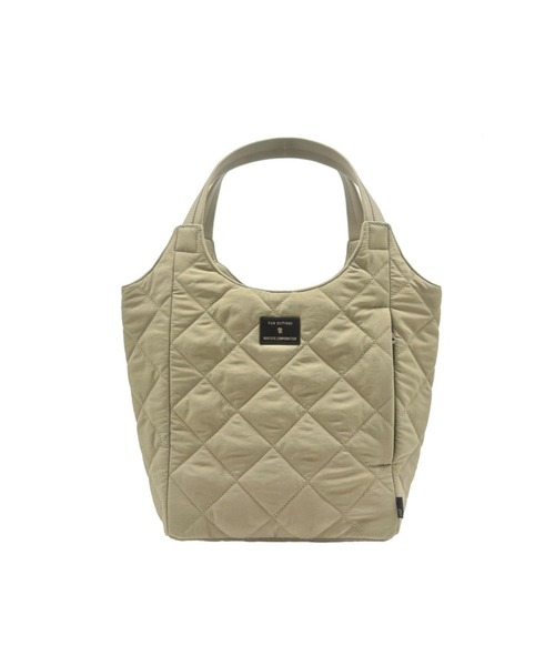 ROOTOTE(ルートート)の「ルートート / キルティング トートバッグ 撥水 軽量 仕切り 自立 肩掛け LT.ラウンド.パルーティ.キルト-E(トートバッグ・レディース・ブルー/ブラック/セージグリーン・FREE)」の4枚目の写真