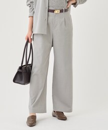 INDIVI（インディヴィ）の「【大人コーデュロイ／SETUP可】ソフトセミワイドパンツ（その他パンツ）」