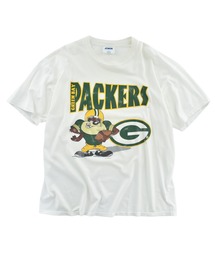 【USED】90’s Looney Tunes “NFL Green Bay Packers” キャラクター Tシャツ USA製