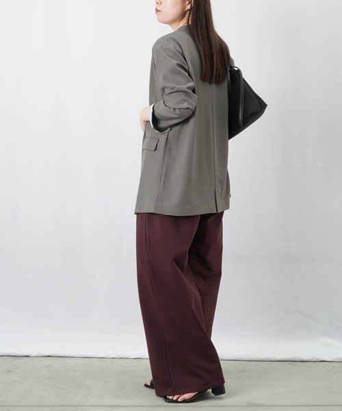 LUCA/LADY LUCK LUCA(ルカ/レディラックルカ)の「LC/LLL 裏毛イージーパンツ(スウェットパンツ・レディース・バーガンディー/グレー/ブラック・FREE)」の8枚目の写真