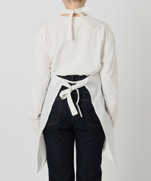 crinkle crinkle crinkle(クリンクルクリンクルクリンクル)の「crinkle crinkle crinkle apron gilet blouse CC-5006(シャツ/ブラウス・レディース・ホワイト・FREE)」の5枚目の写真