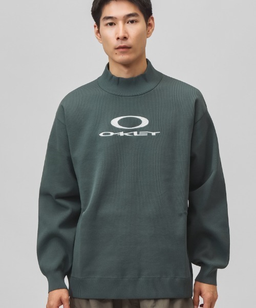 OAKLEY(オークリー)の「オークリー OAKLEY NEW RETRO SWEATER 2.7(ニット/セーター・メンズ・ブラック/アーミー/バーガンディー/オフホワイト・3L/M/L/LL)」の1枚目の写真