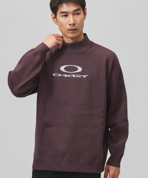 OAKLEY(オークリー)の「オークリー OAKLEY NEW RETRO SWEATER 2.7(ニット/セーター・メンズ・ブラック/アーミー/バーガンディー/オフホワイト・3L/M/L/LL)」の4枚目の写真