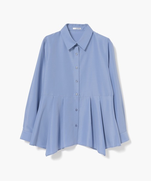 GLACIER lusso(グラシアルッソ)の「裾アシメブラウス(シャツ/ブラウス・レディース・ブルー/ホワイト・M/S/L/LL)」の12枚目の写真
