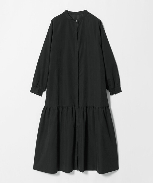 A DAY IN THE LIFE UNITED ARROWS(アデイインザライフユナイテッドアローズ)の「ティアード シャツワンピース <A DAY IN THE LIFE>(ワンピース・レディース・ワイン/ブラック/モカ・FREE)」の2枚目の写真