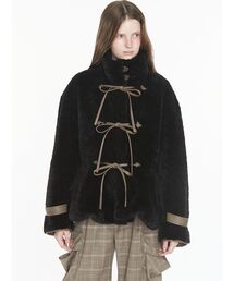 Boa Fur Peplum Jacket / ボアファーペプラムジャケット