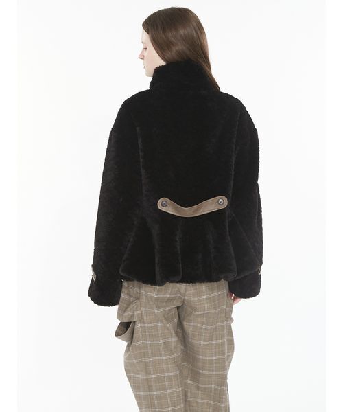 SORIN(ソリン )の「Boa Fur Peplum Jacket / ボアファーペプラムジャケット(テーラードジャケット・レディース・グレー/オフホワイト/ブラック・38)」の22枚目の写真