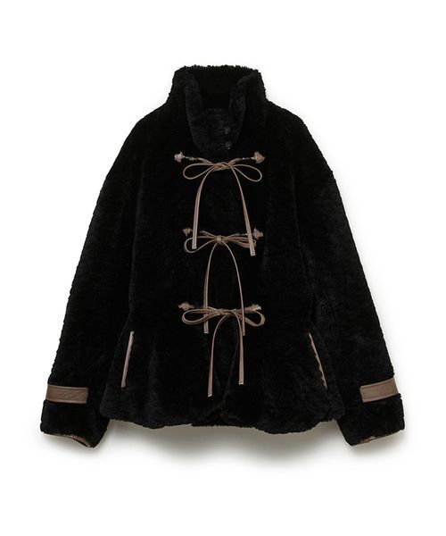 SORIN(ソリン )の「Boa Fur Peplum Jacket / ボアファーペプラムジャケット(テーラードジャケット・レディース・グレー/オフホワイト/ブラック・38)」の20枚目の写真