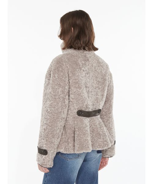 SORIN(ソリン )の「Boa Fur Peplum Jacket / ボアファーペプラムジャケット(テーラードジャケット・レディース・グレー/オフホワイト/ブラック・38)」の8枚目の写真