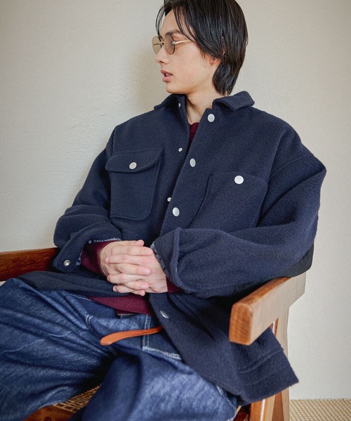 niko and...(ニコアンド)の「ウーリーテックカバーオール(カバーオール・メンズ・ブラウン/ブルー/ネイビー・MEDIUM/LARGE)」の5枚目の写真