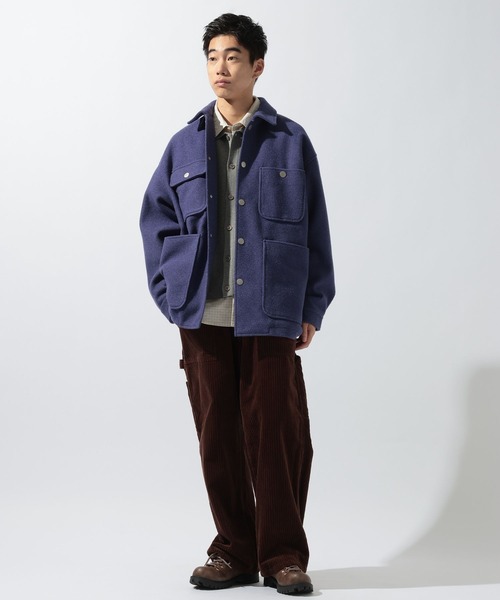 niko and...(ニコアンド)の「ウーリーテックカバーオール(カバーオール・メンズ・ブラウン/ブルー/ネイビー・MEDIUM/LARGE)」の14枚目の写真