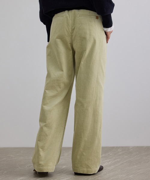 SALON adam et rope'(サロン アダム エ ロペ)の「9W(ウェル)コーデュロイストレートパンツ(その他パンツ・レディース・オリーブ/オフホワイト・S/M)」の19枚目の写真