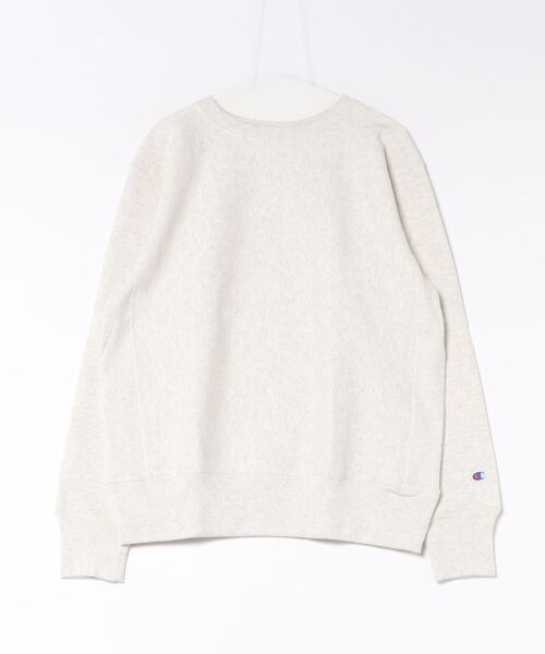 Champion(チャンピオン)の「【CHAMPION/チャンピオン】【コットン素材はアメリカ綿100%】REVERSE WEAVE リバースウィーブ 裏起毛クルーネックスウェットシャツ C3-Y032 サステナブルコットン エクスパンションガゼット タフ ネームタグ ユニセックス(スウェット・メンズ・ブラック/グレー/オフホワイト/ダークネイビー・MEDIUM/LARGE/XX-LARGE)」の2枚目の写真