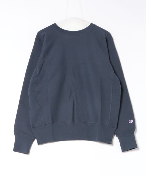 Champion(チャンピオン)の「【CHAMPION/チャンピオン】【コットン素材はアメリカ綿100%】REVERSE WEAVE リバースウィーブ 裏起毛クルーネックスウェットシャツ C3-Y032 サステナブルコットン エクスパンションガゼット タフ ネームタグ ユニセックス(スウェット・メンズ・ブラック/グレー/オフホワイト/ダークネイビー・MEDIUM/LARGE/XX-LARGE)」の4枚目の写真