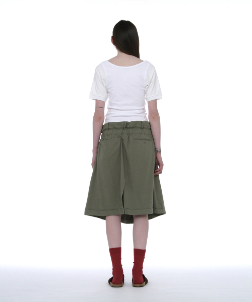PARTIMENTO WOMEN(パルティメントウィメン)の「スcoopネックバットスリーブトップ_ホワイト(Tシャツ/カットソー・レディース・その他・SMALL/LARGE)」の4枚目の写真