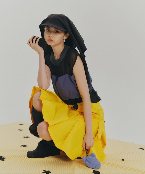 NON TOKYO（ノントーキョー）の「BELT WAIST BAG（ボディバッグ/ウエストポーチ・レディース・ライトグリーン/ホワイト/ブラック・FREE）」の6枚目の写真