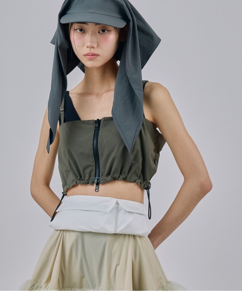 NON TOKYO（ノントーキョー）の「BELT WAIST BAG（ボディバッグ/ウエストポーチ・レディース・ライトグリーン/ホワイト/ブラック・FREE）」の8枚目の写真