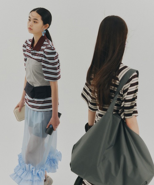 NON TOKYO（ノントーキョー）の「BELT WAIST BAG（ボディバッグ/ウエストポーチ・レディース・ライトグリーン/ホワイト/ブラック・FREE）」の11枚目の写真