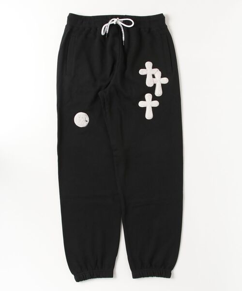 ROYAL FLASH(ロイヤルフラッシュ)の「STUD MUFFIN/スタッドマフィン/別注クロス&ピースパンツ(その他パンツ・メンズ・グレー/ブラック・4/3)」の1枚目の写真
