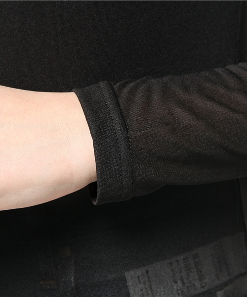 MOUSSY（マウジー）の「SHEER TURTLE TOP（Tシャツ/カットソー・レディース・ライトブルー/ブラック/ホワイト・FREE）」の8枚目の写真