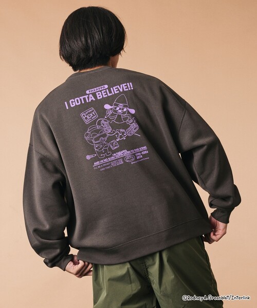 FREAK'S STORE(フリークスストア)の「限定展開 パラッパラッパー 別注 ビックシルエット モノ スウェット(スウェット・メンズ・アッシュグレー/ネイビー/スミクロ・SMALL/MEDIUM/LARGE)」の7枚目の写真