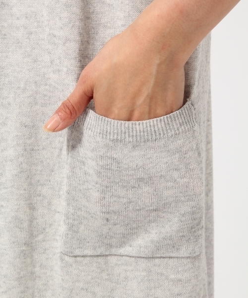 GLOBAL WORK（グローバルワーク）の「レーヨンリネンロングジレ/709291（カーディガン/ボレロ・レディース・ホワイト/グレー/ベージュ/ネイビー・FREE）」の12枚目の写真